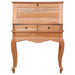 Secretary Desk 78x42x103 Cm Solid Mahogany Wood Xntnax