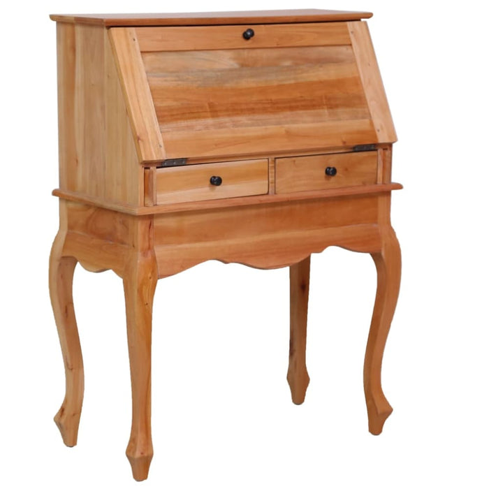 Secretary Desk 78x42x103 Cm Solid Mahogany Wood Xntnax