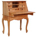 Secretary Desk 78x42x103 Cm Solid Mahogany Wood Xntnax