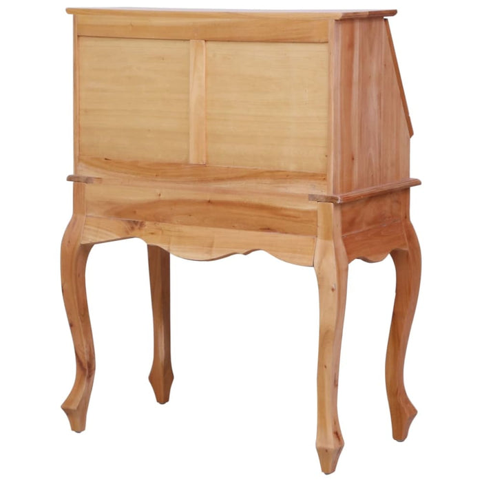 Secretary Desk 78x42x103 Cm Solid Mahogany Wood Xntnax