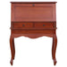 Secretary Desk Brown 78x42x103 Cm Solid Mahogany Wood Xntnao