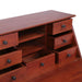 Secretary Desk Brown 78x42x103 Cm Solid Mahogany Wood Xntnao