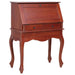 Secretary Desk Brown 78x42x103 Cm Solid Mahogany Wood Xntnao