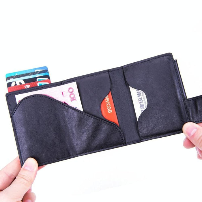 Secure Aluminum Coin Purse With Rfid Protection