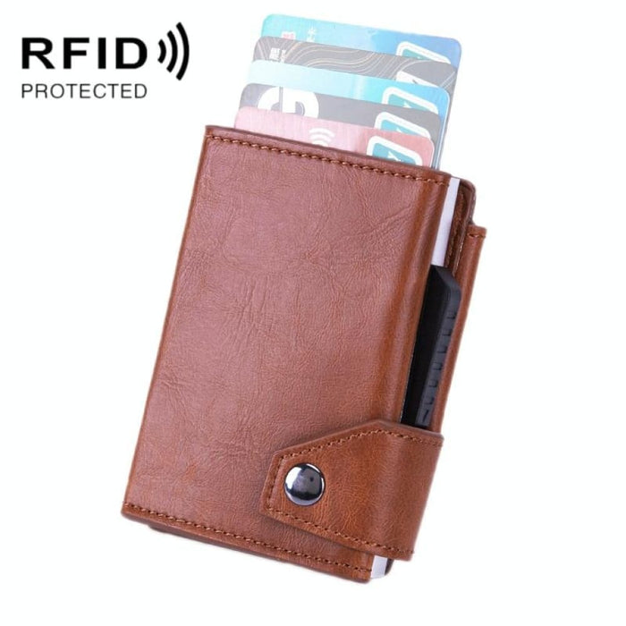Secure Aluminum Coin Purse With Rfid Protection