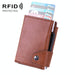 Secure Aluminum Coin Purse With Rfid Protection
