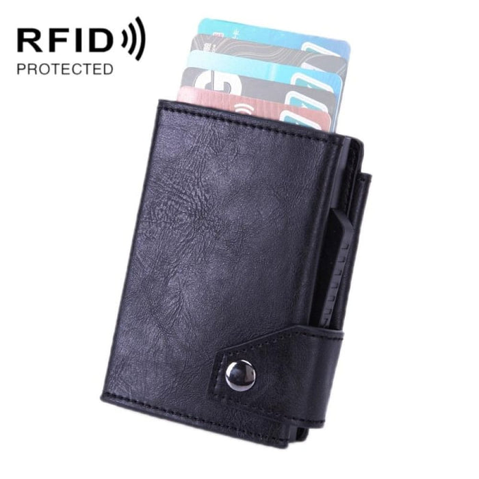 Secure Aluminum Coin Purse With Rfid Protection