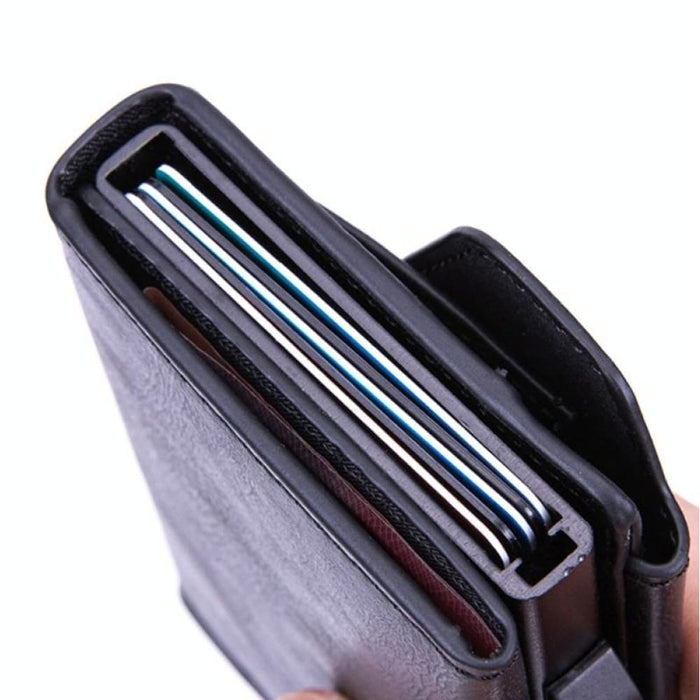 Secure Aluminum Coin Purse With Rfid Protection