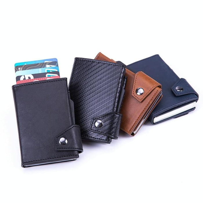 Secure Aluminum Coin Purse With Rfid Protection