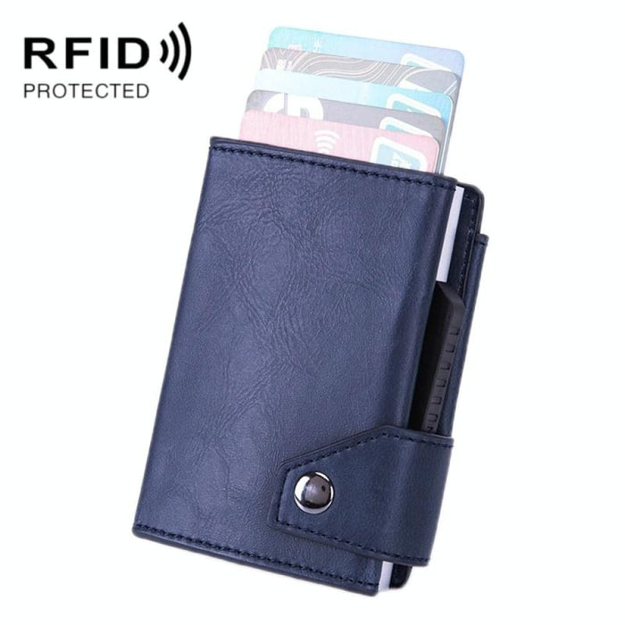 Secure Aluminum Coin Purse With Rfid Protection