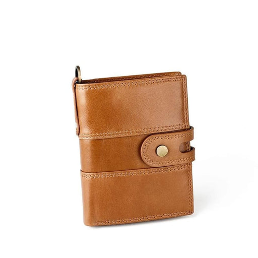 Secure Multi Card Mens Wallet First Layer Cowhide