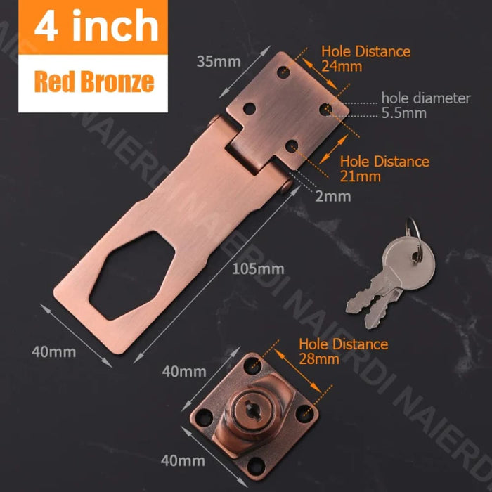 Secure Punch Free Drawer Lock For Cabinets