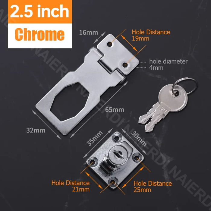 Secure Punch Free Drawer Lock For Cabinets