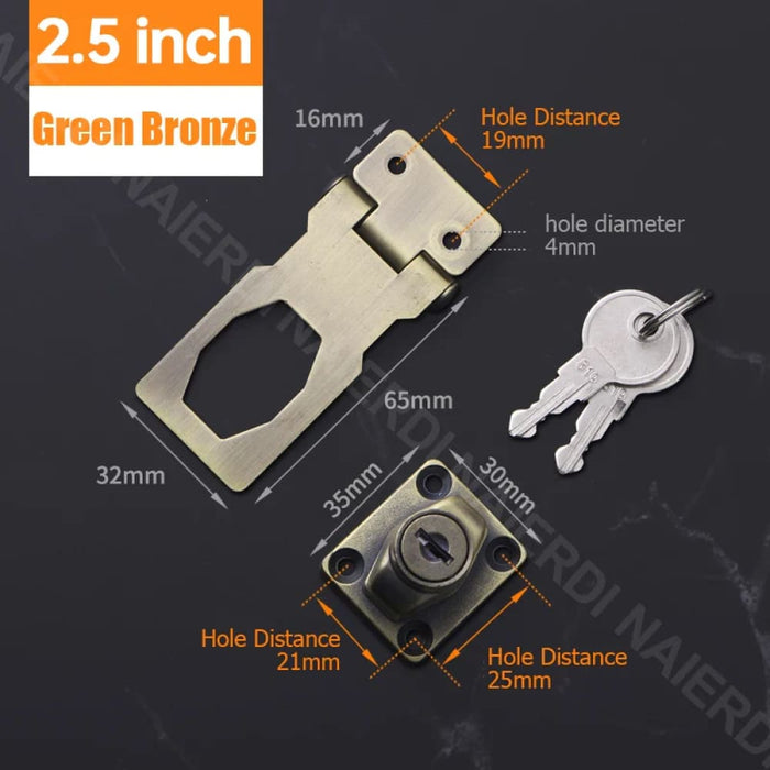 Secure Punch Free Drawer Lock For Cabinets