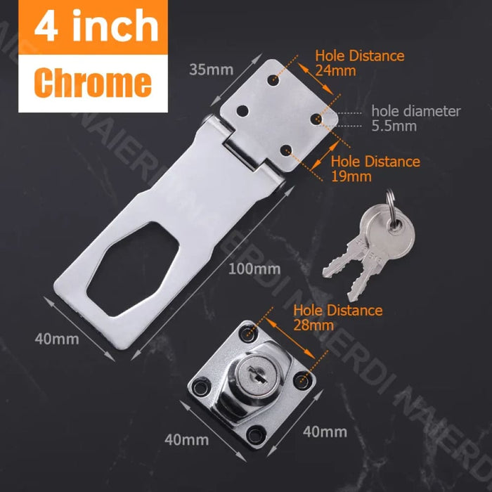 Secure Punch Free Drawer Lock For Cabinets