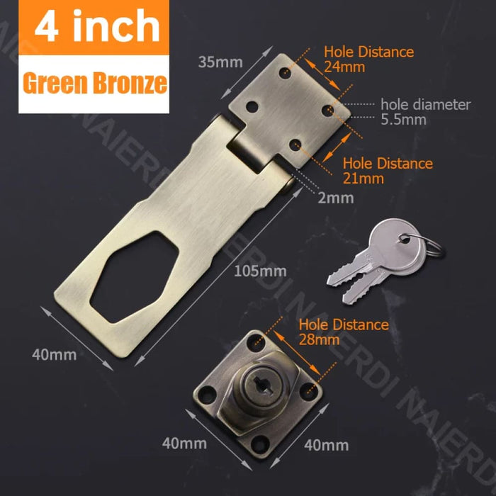 Secure Punch Free Drawer Lock For Cabinets