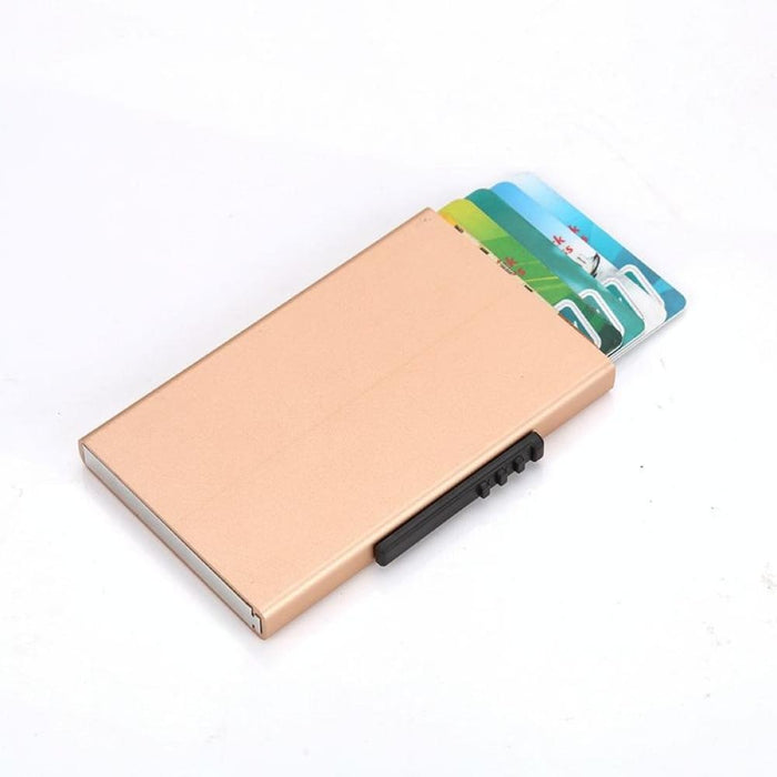 Secure Rfid Blocking Aluminum Credit Card Case