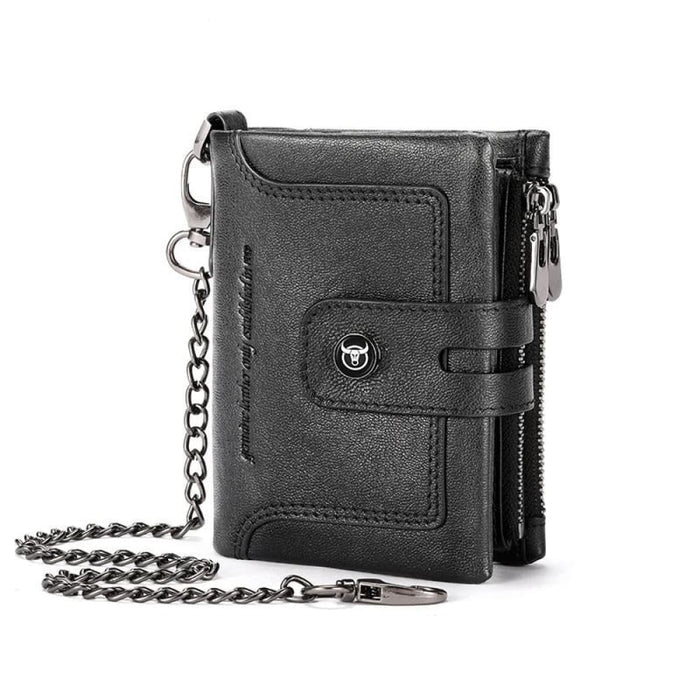 Secure Rfid Cowhide Wallet