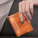 Secure Rfid Cowhide Wallet