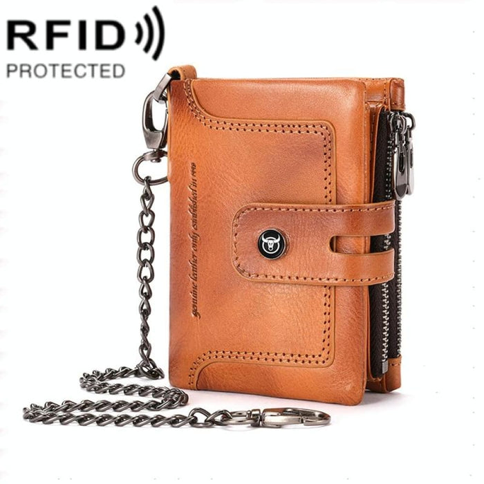 Secure Rfid Cowhide Wallet