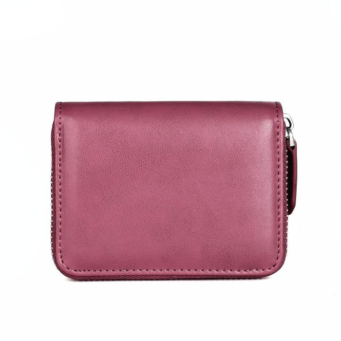 Secure Rfid Leather Coin Purse