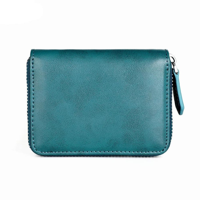 Secure Rfid Leather Coin Purse