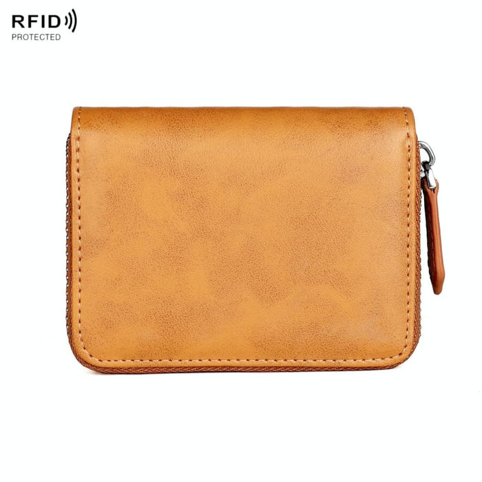 Secure Rfid Leather Coin Purse