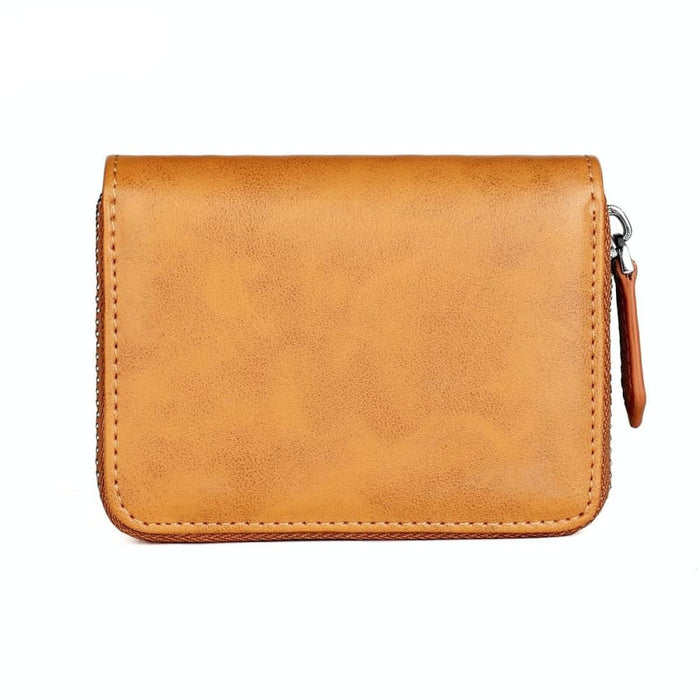 Secure Rfid Leather Coin Purse