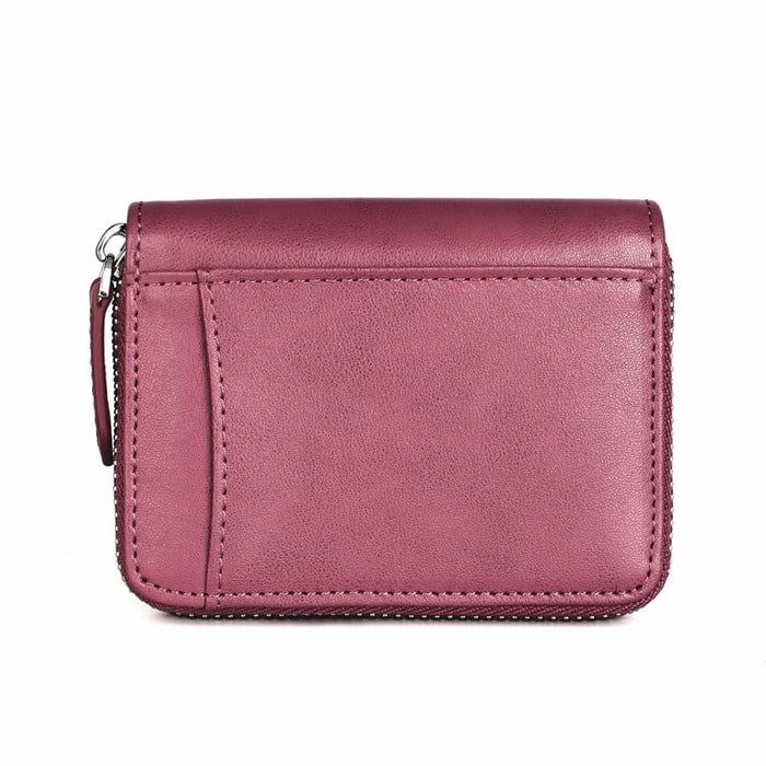 Secure Rfid Leather Coin Purse