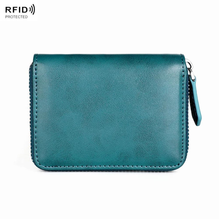 Secure Rfid Leather Coin Purse