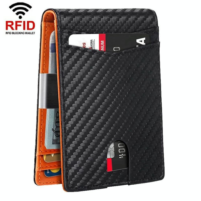 Secure Rfid Leather Credit Card Wallet
