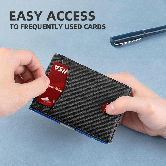 Secure Rfid Leather Credit Card Wallet