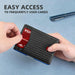 Secure Rfid Leather Credit Card Wallet