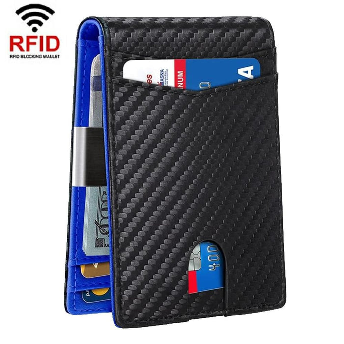 Secure Rfid Leather Credit Card Wallet