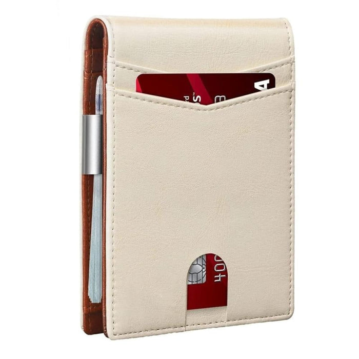Secure Rfid Leather Credit Card Wallet
