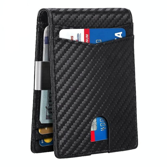 Secure Rfid Leather Credit Card Wallet