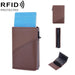 Secure Rfid Leather Wallet With Anti Theft Design