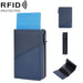 Secure Rfid Leather Wallet With Anti Theft Design