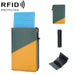 Secure Rfid Leather Wallet With Anti Theft Design