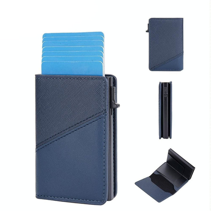 Secure Rfid Leather Wallet With Anti Theft Design