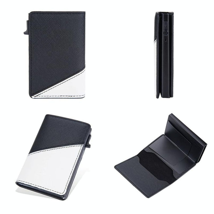 Secure Rfid Leather Wallet With Anti Theft Design