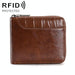 Secure Rfid Mens Wallet With Zipper
