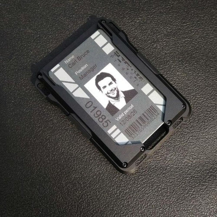 Secure Rfid Metal Credit Card Holder