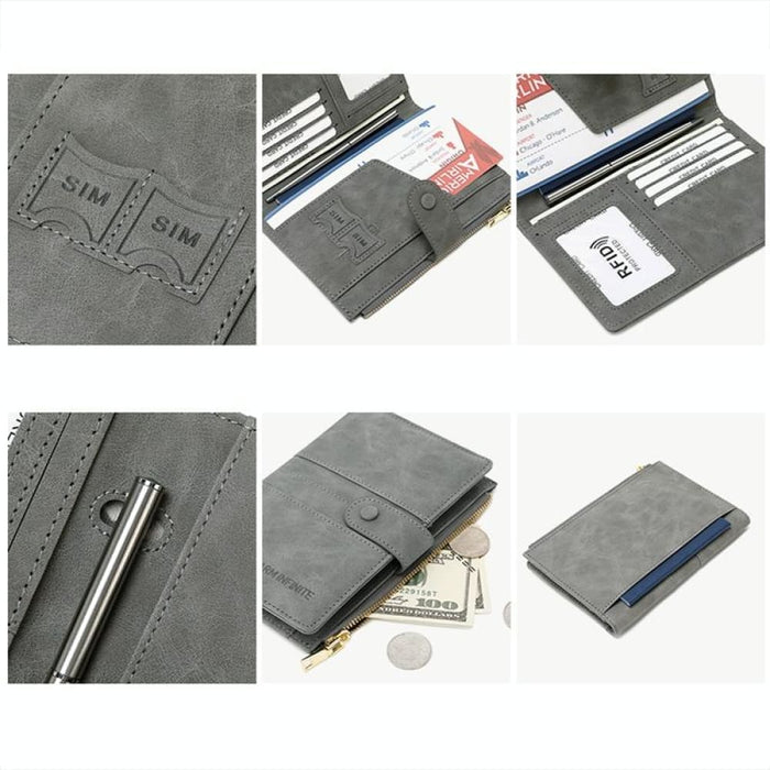 Secure Rfid Multi Card Travel Document Bag