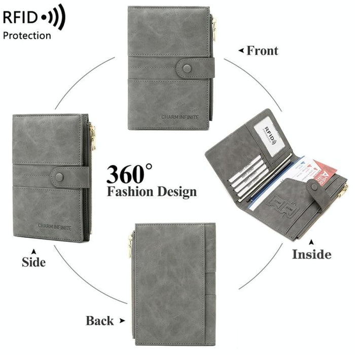Secure Rfid Multi Card Travel Document Bag