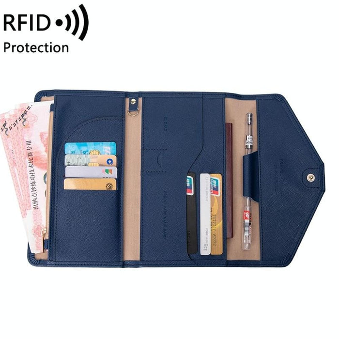 Secure Rfid Passport And Card Bag