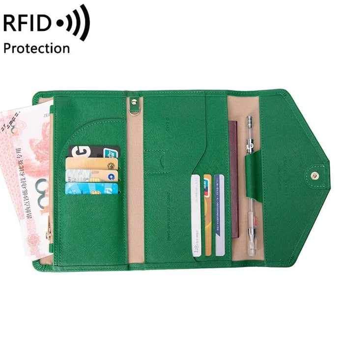 Secure Rfid Passport And Card Bag