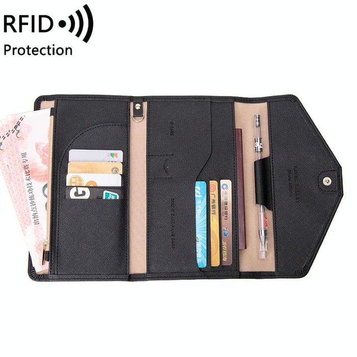 Secure Rfid Passport And Card Bag