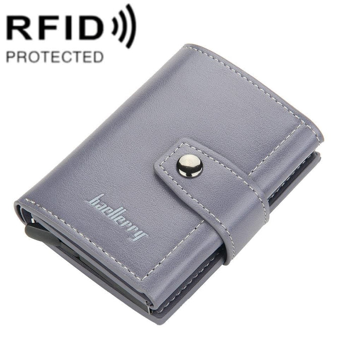 Secure Rfid Pop Up Card Wallet With Metal Shell