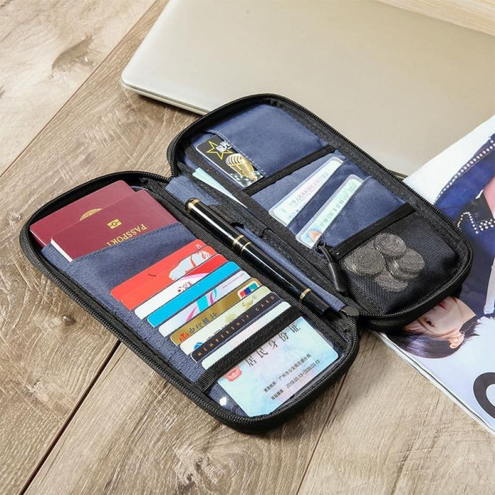 Secure Rfid Travel Passport And Card Holder